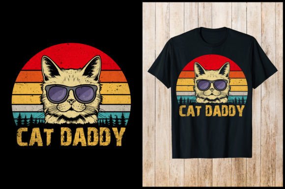 Cat Daddy Vintage Retro-Shirt