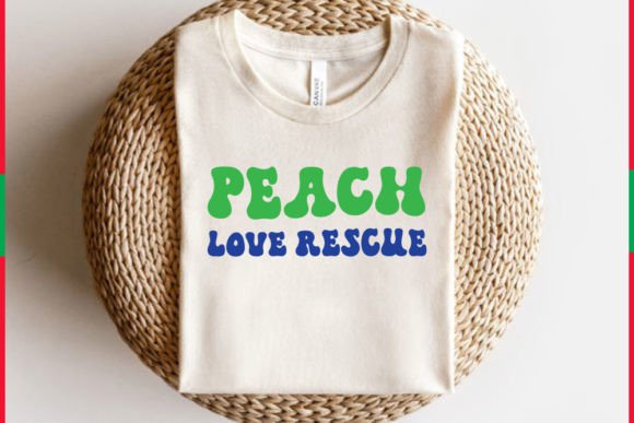 Cat Rescue T-shirt Design, Peach Love