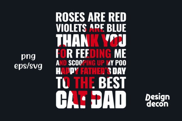Thank You for Feeding Me Cat Dad T-shirt