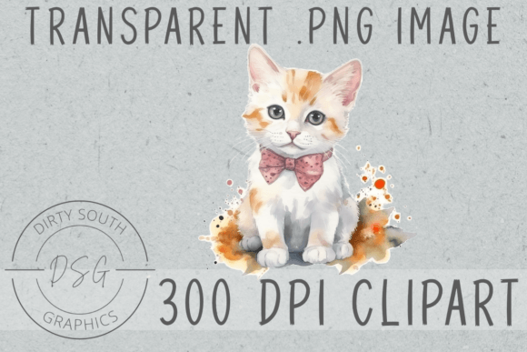 Watercolor Kitten Clip Art Review