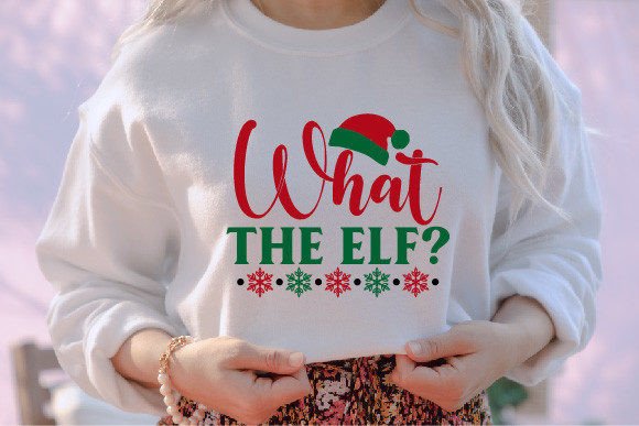 What the Elf Christmas Svg
